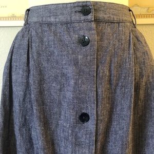 Button Down Chambray MIDI skirt OLD NAVY